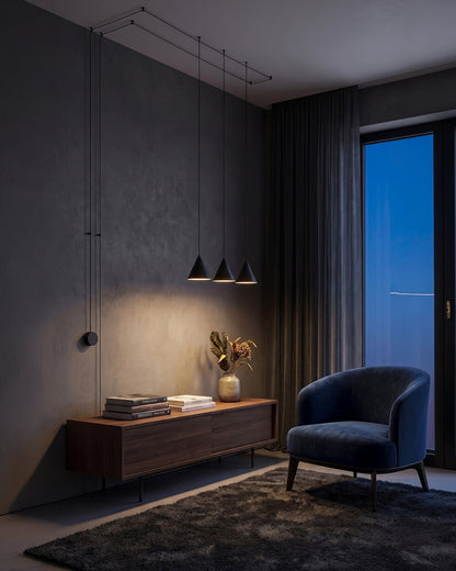 Stella hanglamp – aluminium geometrisch design met verstelbare kabellengte en LED-verlichting