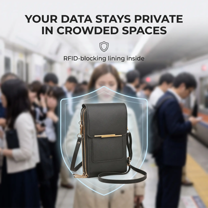 Crossbody Telefoontas met RFID-bescherming – Waterdicht – Past 6.7″ Telefoons