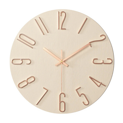 Wandklok Modern Stil Quartz 30cm Kunststof Woonkamer Minimalistisch