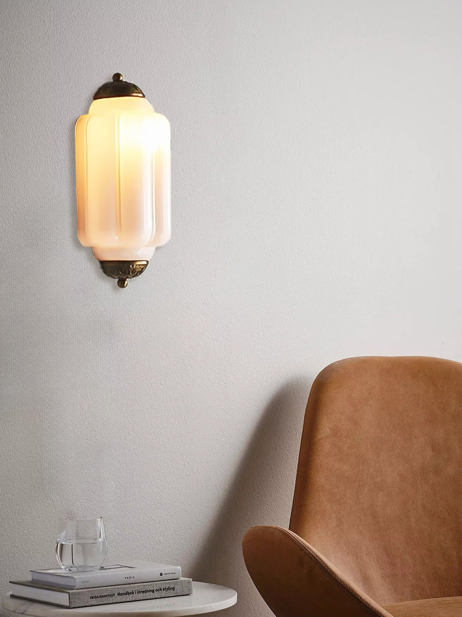 Wandlamp Melkglas voor Slaapkamer Gang Scandinavische Stijl