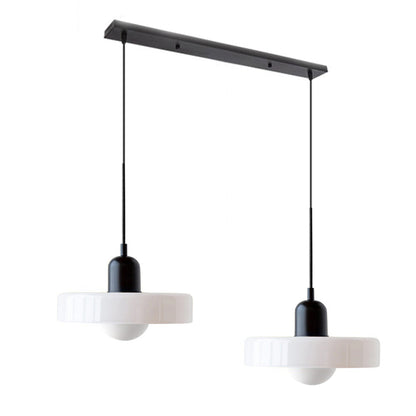 Luccon Dubbele Hanglamp Glas G9 35 cm Modern Eettafel Woonkamer Design Verlichting