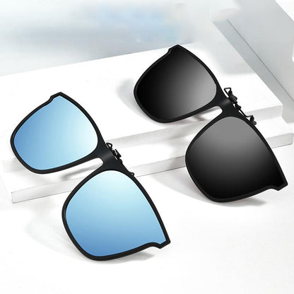 Gepolariseerde Opklapbare Zonnebril Clip-on Magnesiumlegering UV400 Pasvorm Brillen
