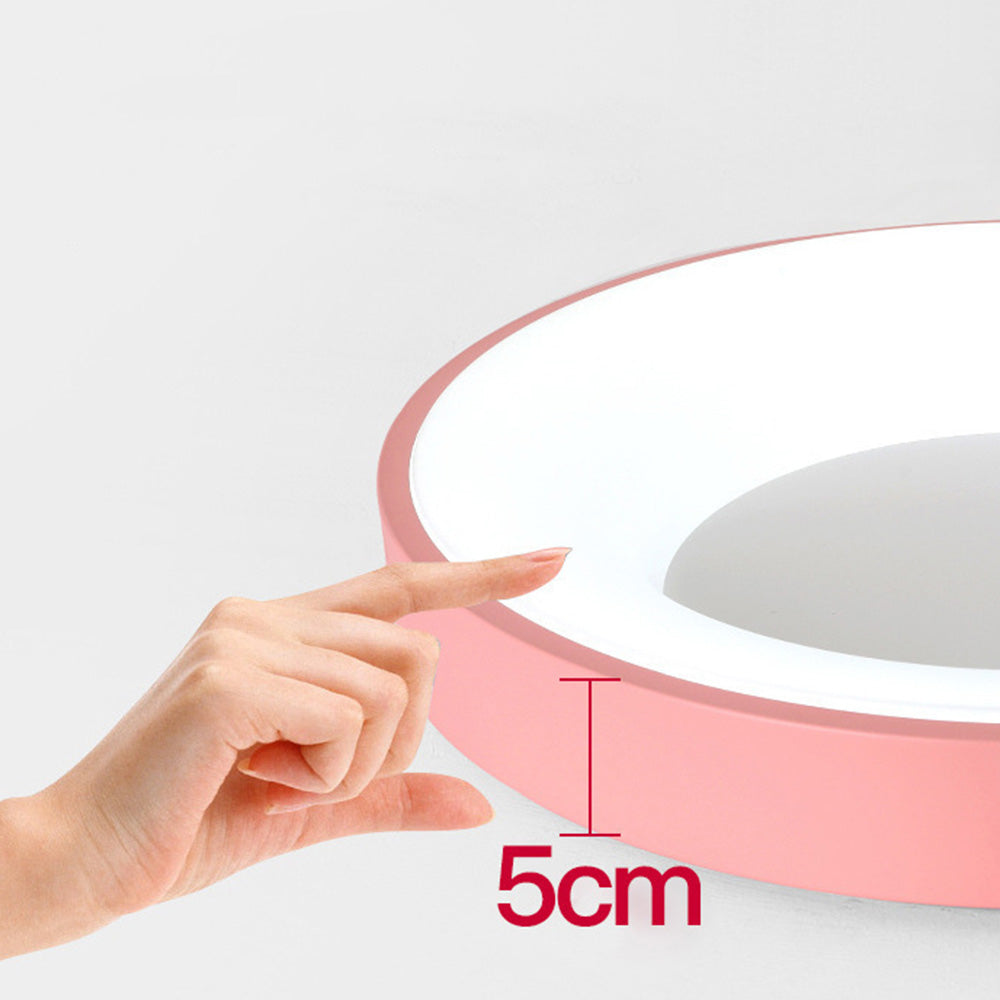 LED plafondlamp rond acryl ijzer lage ruimtes hal slaapkamer woonkamer moderne opbouwlamp minimalistische plafondverlichting