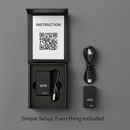 Compacte GPS-tracker Magnetisch Mondiaal Voertuigvolgsysteem Realtime Lokalisatie zonder Abonnement