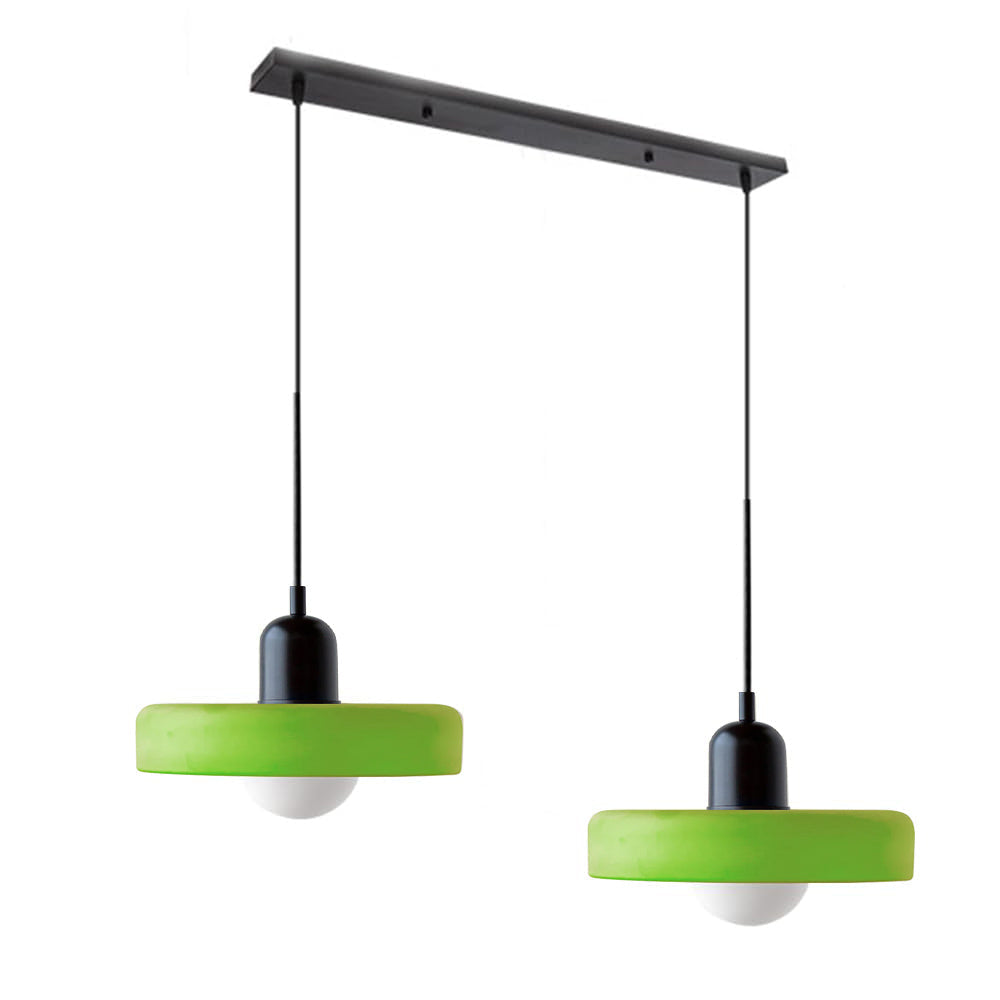 Luccon Dubbele Hanglamp Glas G9 35 cm Modern Eettafel Woonkamer Design Verlichting