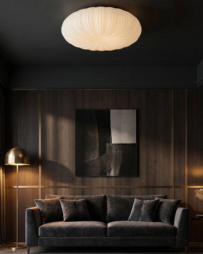 Plafondlamp Iris Scandinavisch Dimbaar Metaal & Acryl met Afstandsbediening voor Moderne Woonruimtes Slaapkamer Eetkamer Sfeerverlichting
