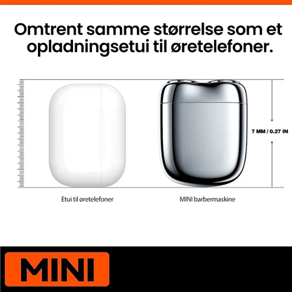 Compacte Oplaadbare Scheerapparaat met USB Poort – Waterdicht Reisscheerapparaat voor Gezicht en Lichaam