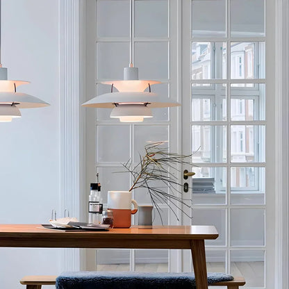 Hanglamp Metaal E27 Groen Eettafel Woonkamer Gelaagde Designlamp Scandinavische Hanglamp Sfeerverlichting Interieur