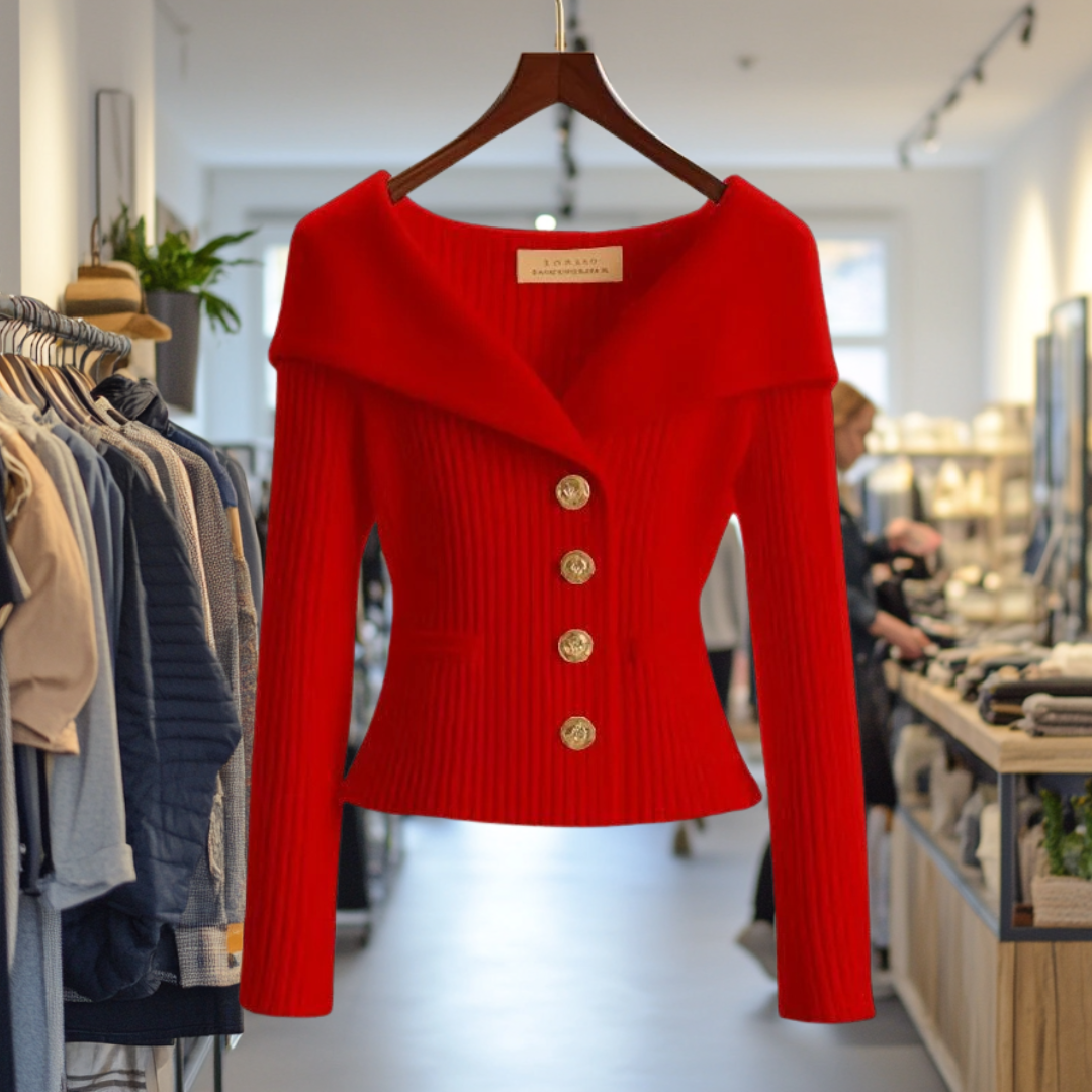 Dames Gebreid Vest Stijl