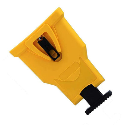 Universele Kettingzaag Slijper Slijpapparaat Handgereedschap Draagbaar Geel Metaal Nylon 21cm Professioneel