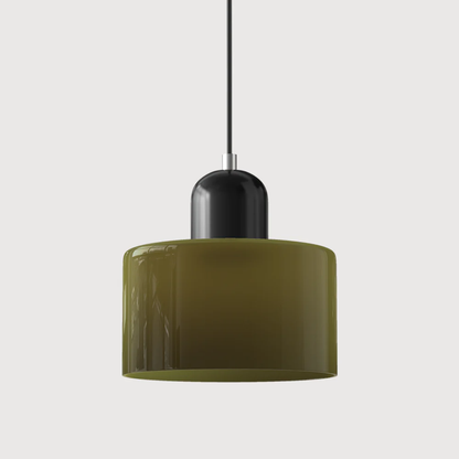 Sansoti | Lismeno Retro Hanglamp – Glazen Hanglamp met Warm Licht voor Eettafel, Keuken & Woonkamer