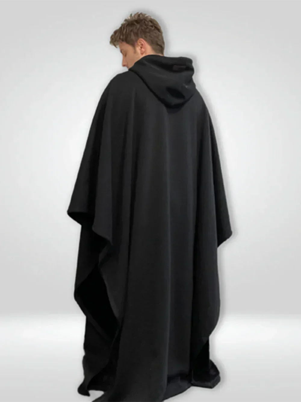 Zachte Fleece Deken met Kap voor op de Bank