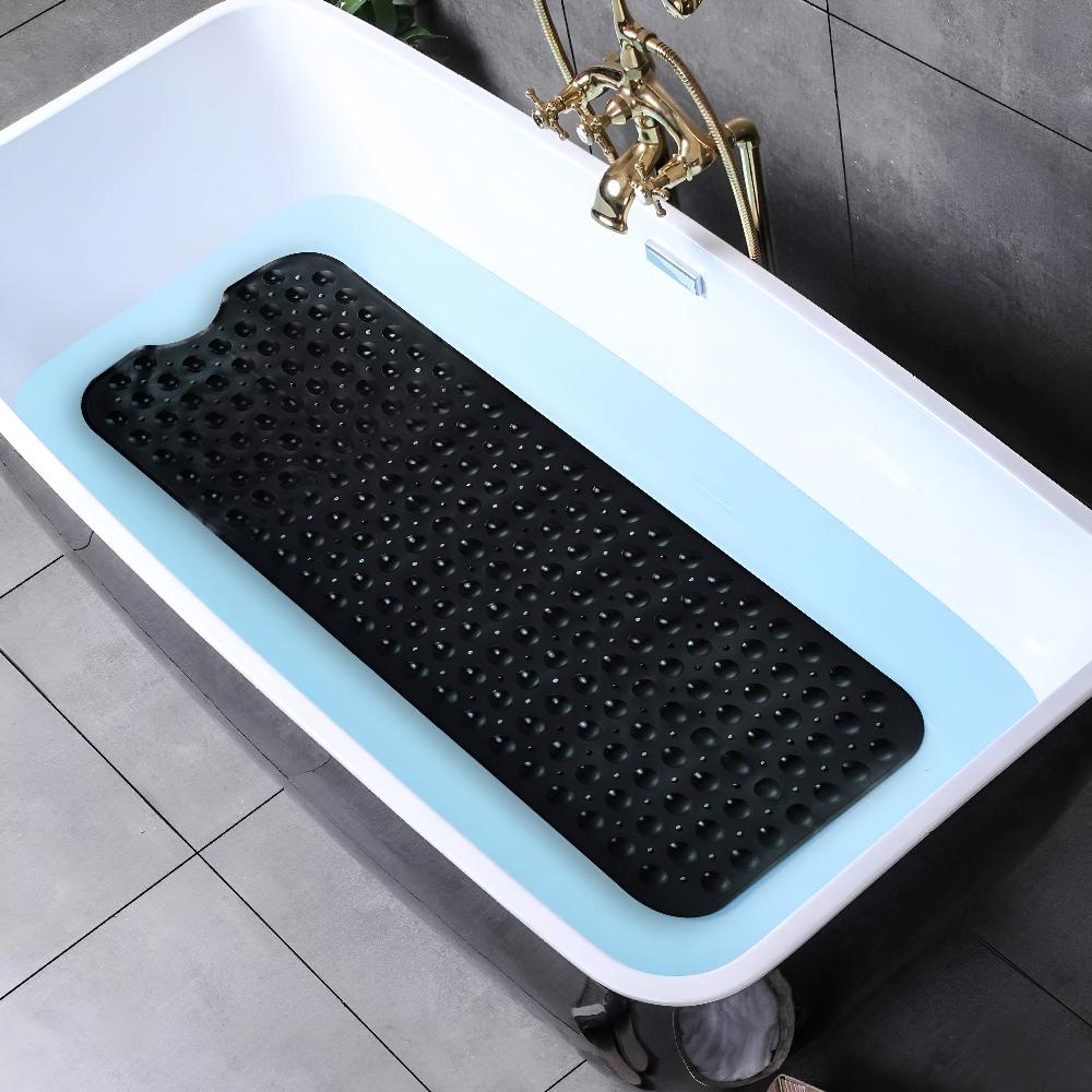Antislip Badmatje met Zuignappen 99x40cm – Veiligheid & Drainage voor Bad en Douche