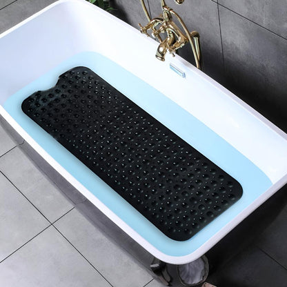 Antislip Badmatje met Zuignappen 99x40cm – Veiligheid & Drainage voor Bad en Douche