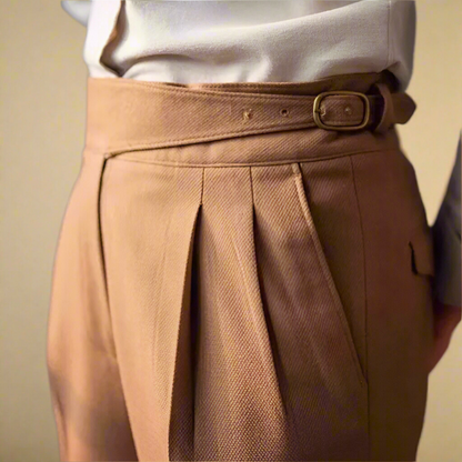 Stijlvolle Heren Broek Comfortabel Elegante Design