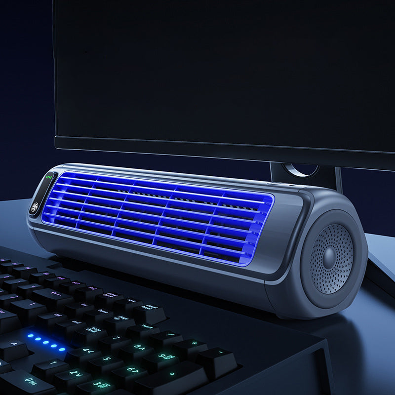 Draadloze Luchtkoeler USB Oplaadbaar Compacte Airco Ventilator Bureaukoeling Mobiele Koelunit Slaapkamer Kantoor Buiten Gebruik