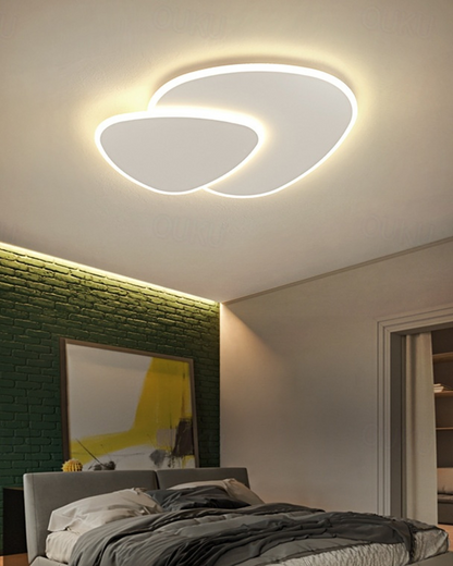 Plafondlamp Asymmetrisch Ontwerp LED Verlichting Warm Licht Modern Interieur Woonkamer Slaapkamer Eetkamer Minimalistische Designlamp