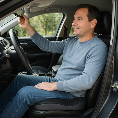 Ergonomisch Zitkussen Memory Foam Ademend Antislip Wasbaar Hoes Kantoor Auto Rolstoel 44x14cm
