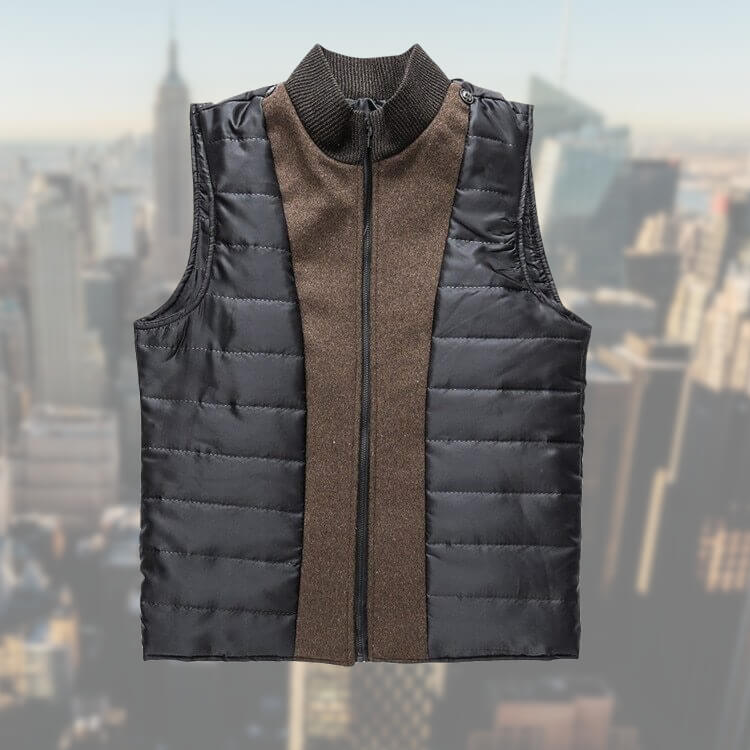 Leren Jas met Vest Luxe Design voor Mannen - StudioMarella
