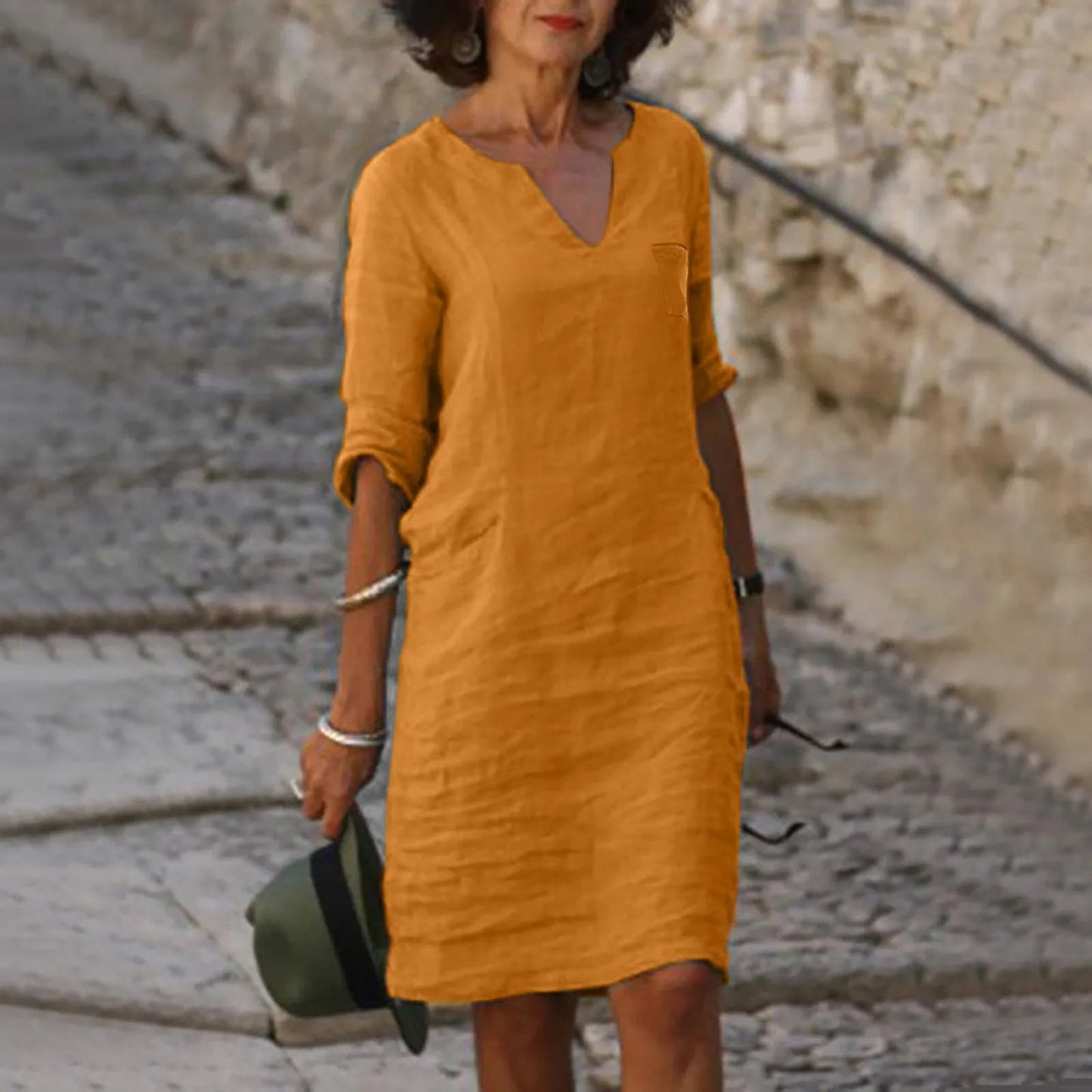 Elegante Dames Jurk Rona Luchtige Zomerjurk