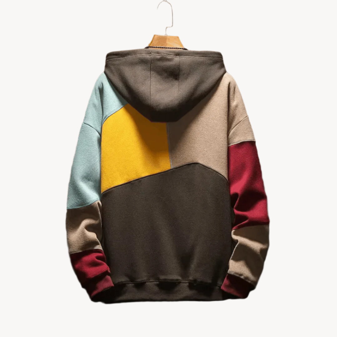 Heren Gevoerde Hoodie Warm Zacht Sherpa Stof