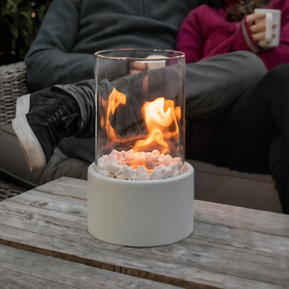 Olielamp met Veilige Vlam Zwart 27×16 cm – Klassiek Design Sfeervolle Avonden Tuinverlichting Terras