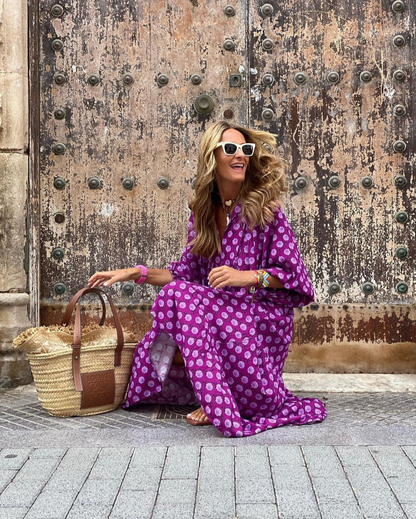 Dames Maxijurk Boho Stijl Katoen