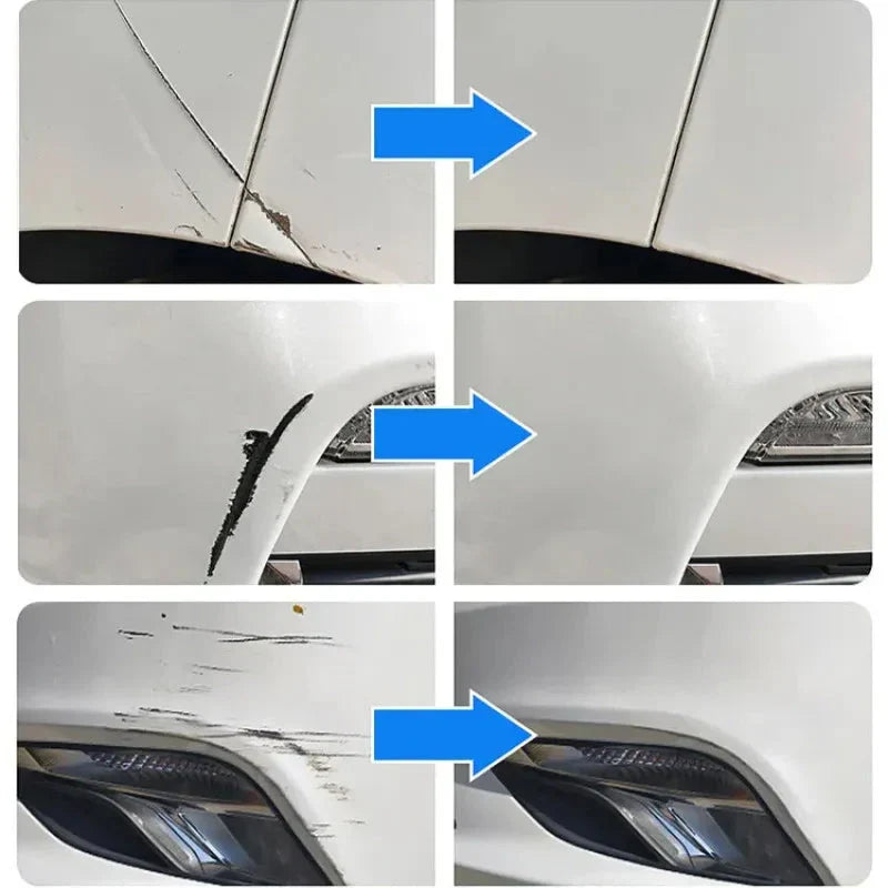 Lakroestreparatiepasta 120ml voor Krasverwijdering Auto Polijstmiddel Inclusief Applicatorpad Beschermlaag Klarlak Bumper