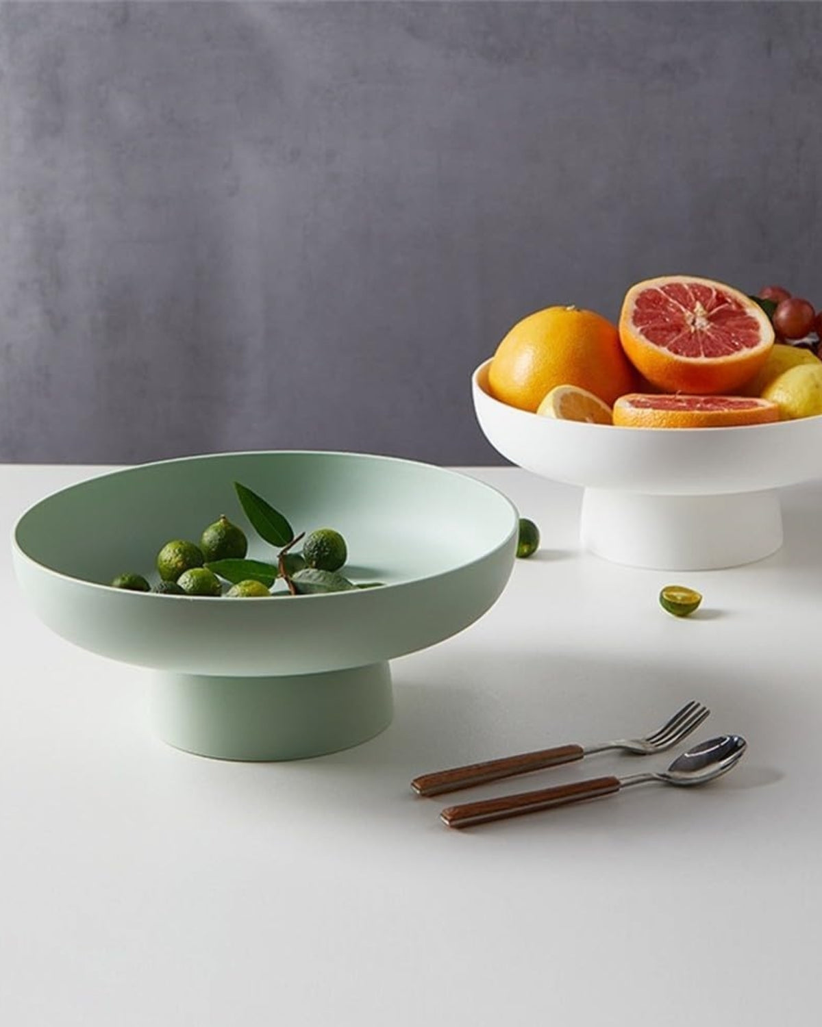 Vintage Serveerkom Retro Stijl Pastelkleuren Keramiek Grote Schaal Salade Ontbijt Scandinavisch Interieur Tafelaccessoire