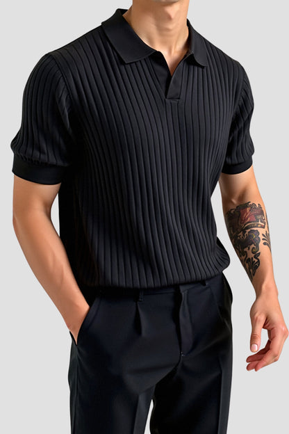 Heren Poloshirt Korte Mouwen Wit Klassiek Stijl
