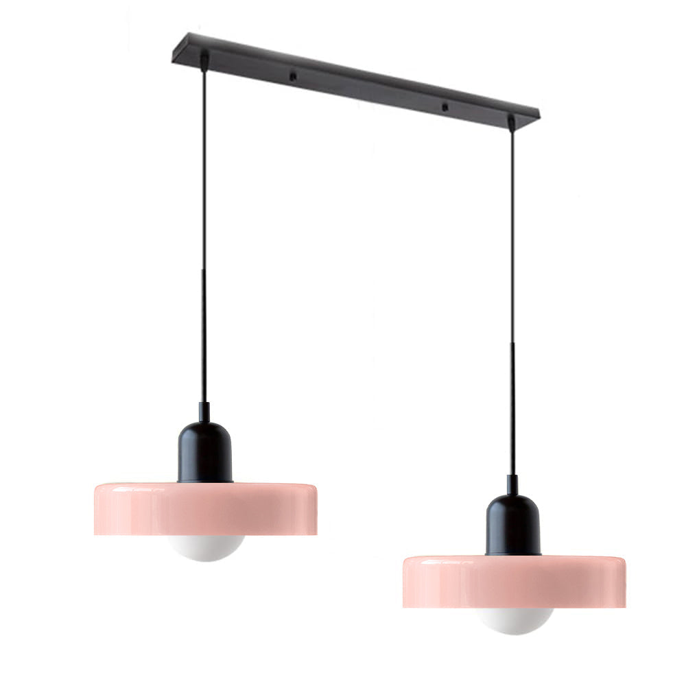 Luccon Dubbele Hanglamp Glas G9 35 cm Modern Eettafel Woonkamer Design Verlichting