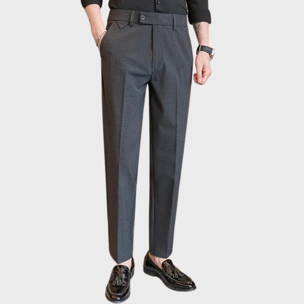 Heren Broeken Slim Fit Donker Formaliteit