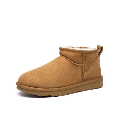 Dames Winterboots Warm en Elegant met Voering → Dames Winterlaarzen Warm en Waterdicht met Schapenwol Voering