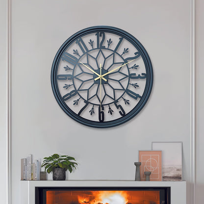 Industriële Wandklok 30cm Vintage Metaal Stille Beweging