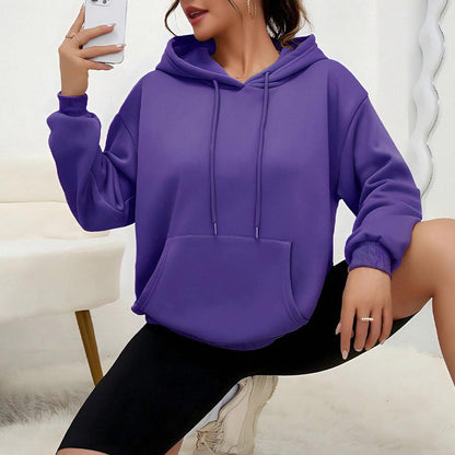 Dames Oversized Hoodie met Kangoeroezak Zacht Comfortabel