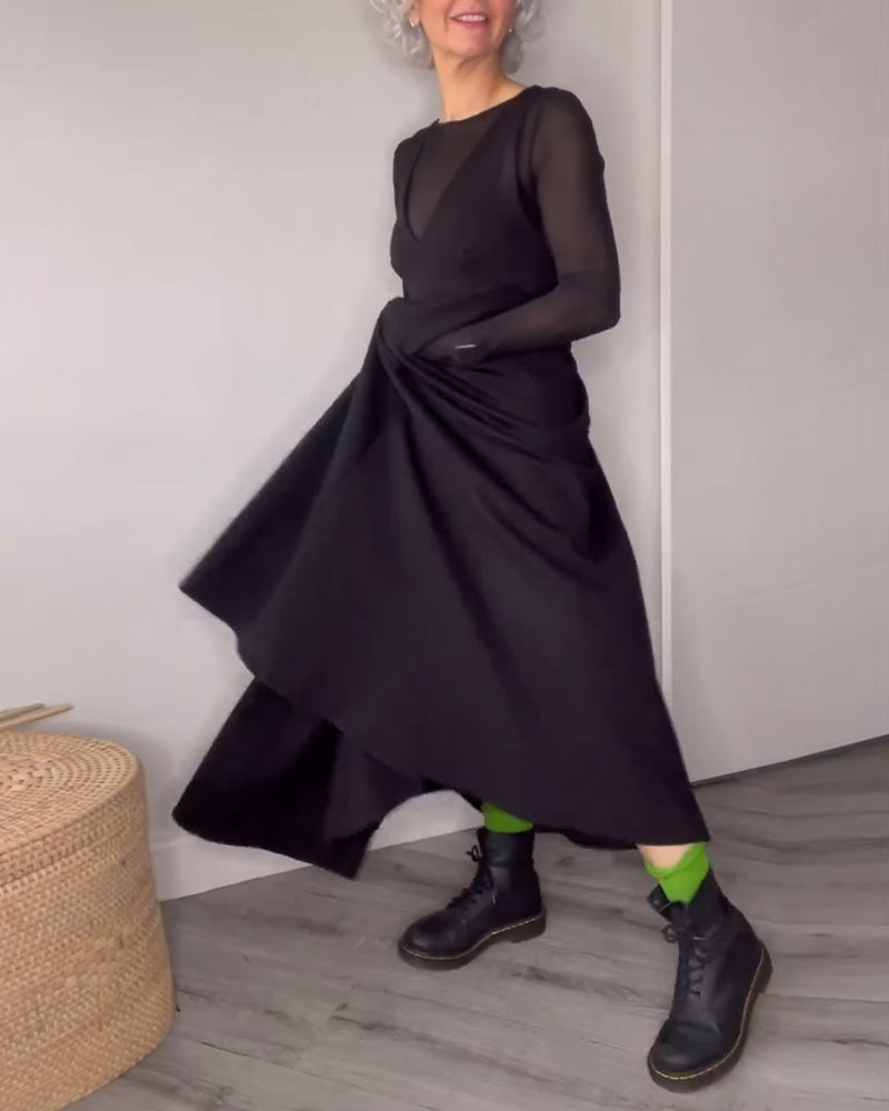 Lange Maxi Jurk voor Vrouw Zomerjurk Elegant Design