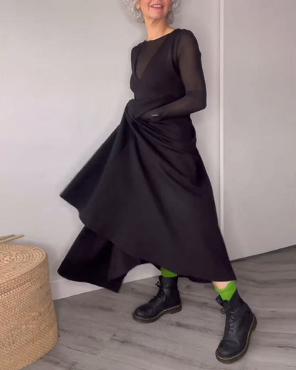 Lange Maxi Jurk voor Vrouw Zomerjurk Elegant Design