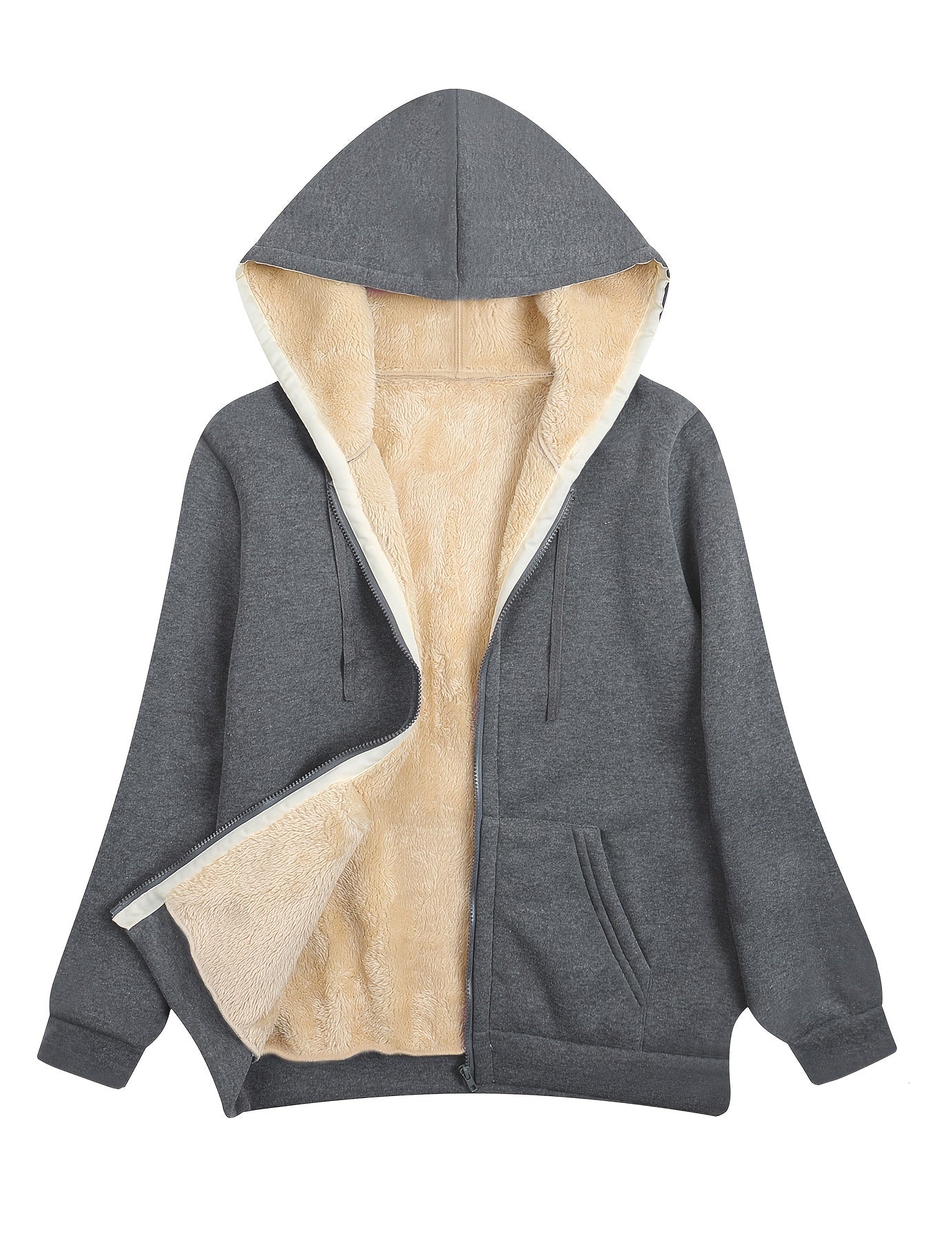 Dames Zip-Up Jas Comfortabel en Waterdicht voor Dagelijks Gebruik