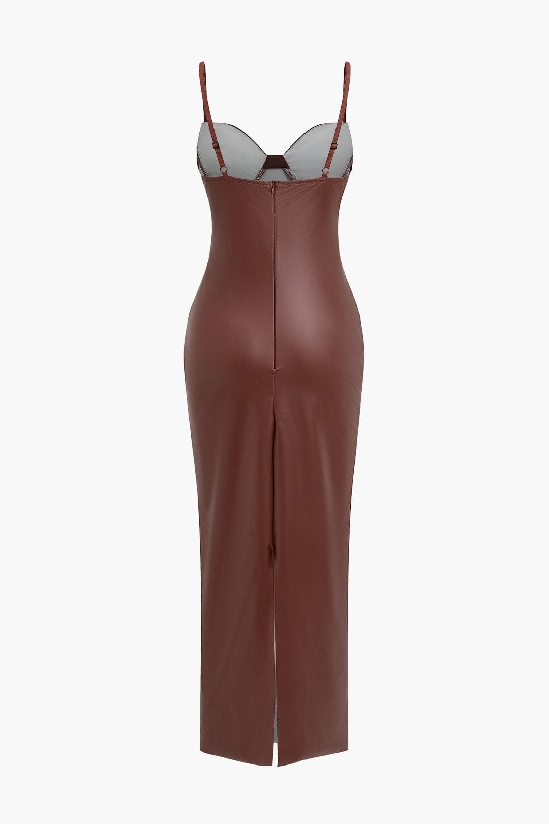 Leren Maxikleed voor Vrouw Elegante Avondjurk → Leren Avondjurk Elegante Maxikleed voor Dames