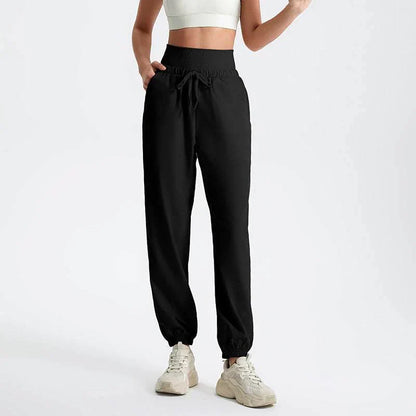 Dames Joggingbroek Comfortabel Met Zakken Hoge Taille