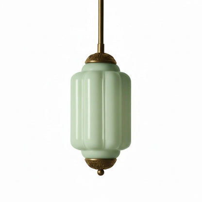 Vintage Melkglazen Hanglamp met Gegolfde Rand – Scandinavische Sfeerverlichting voor Keuken en Slaapkamer