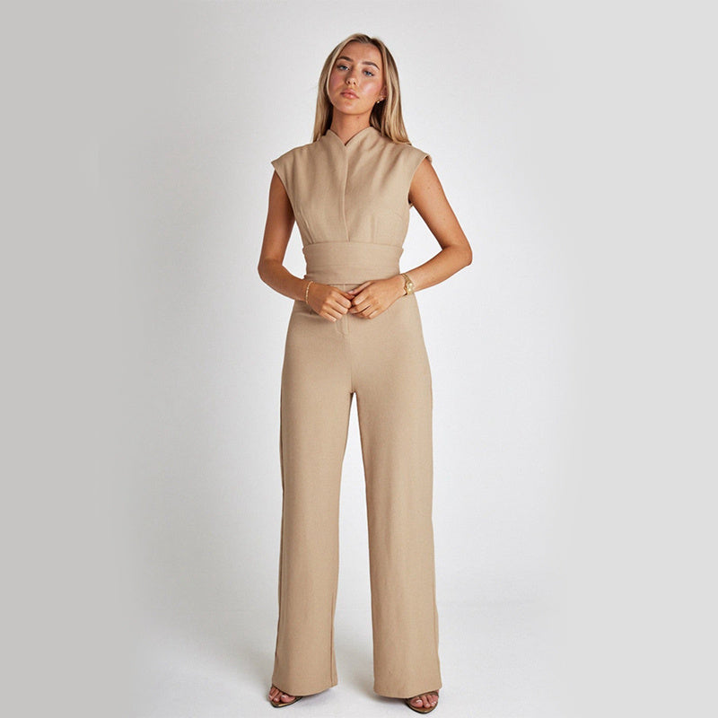 Mouwloze Jumpsuit Elegante Zomerjurk Comfortabel