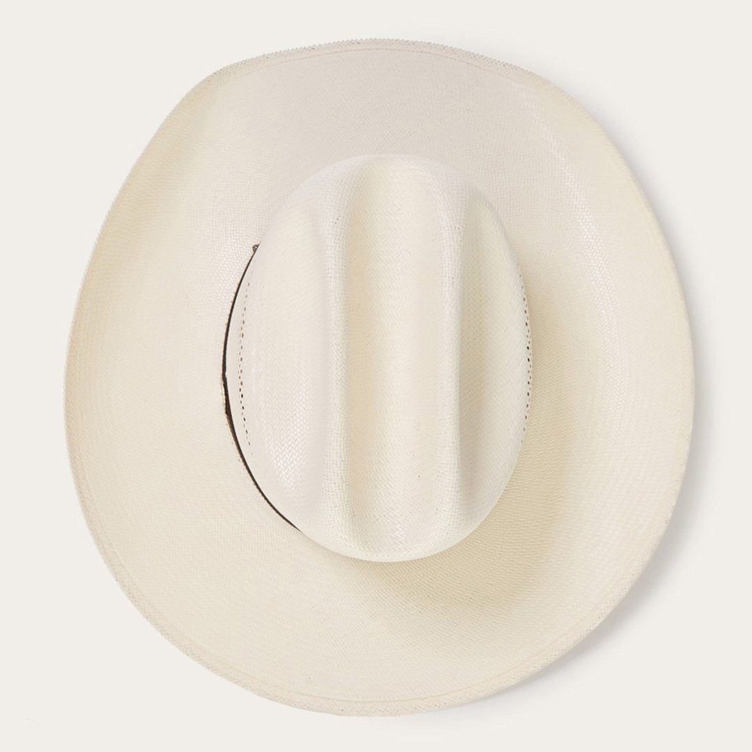 Cowboyhoed van Stro met Lederen Band en Metallic Accenten – Verstelbaar 58-60 cm