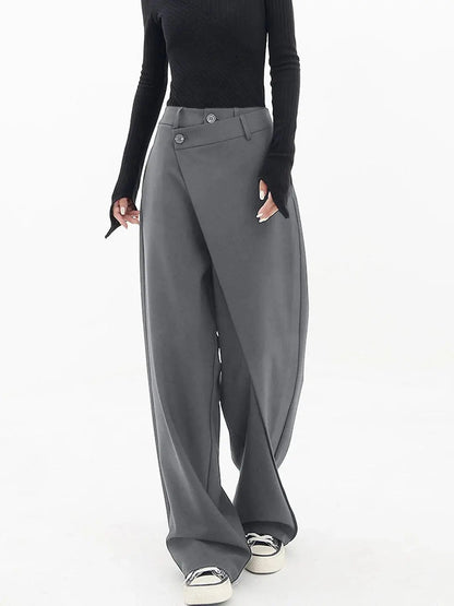 Vrouwelijke Broek Asymmetrisch Modern Design