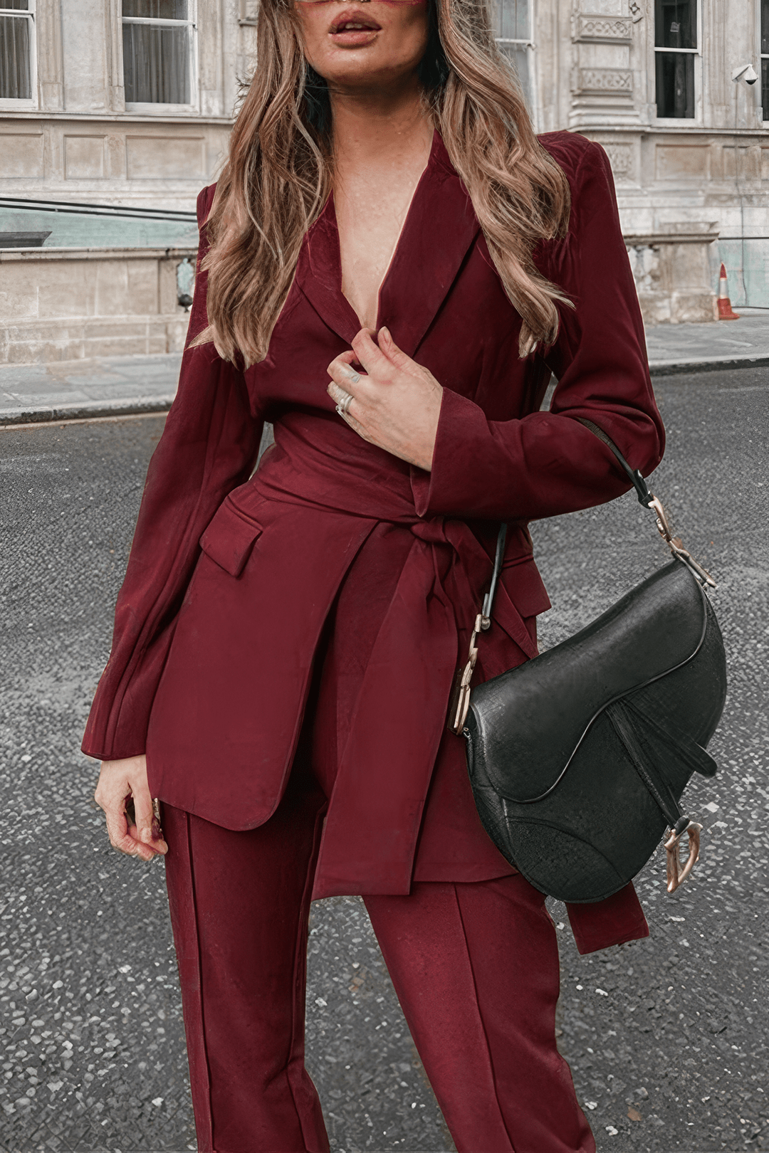 Vrouwelijke Blazer Broek Set Elegante Kantoorkleding - StudioMarella