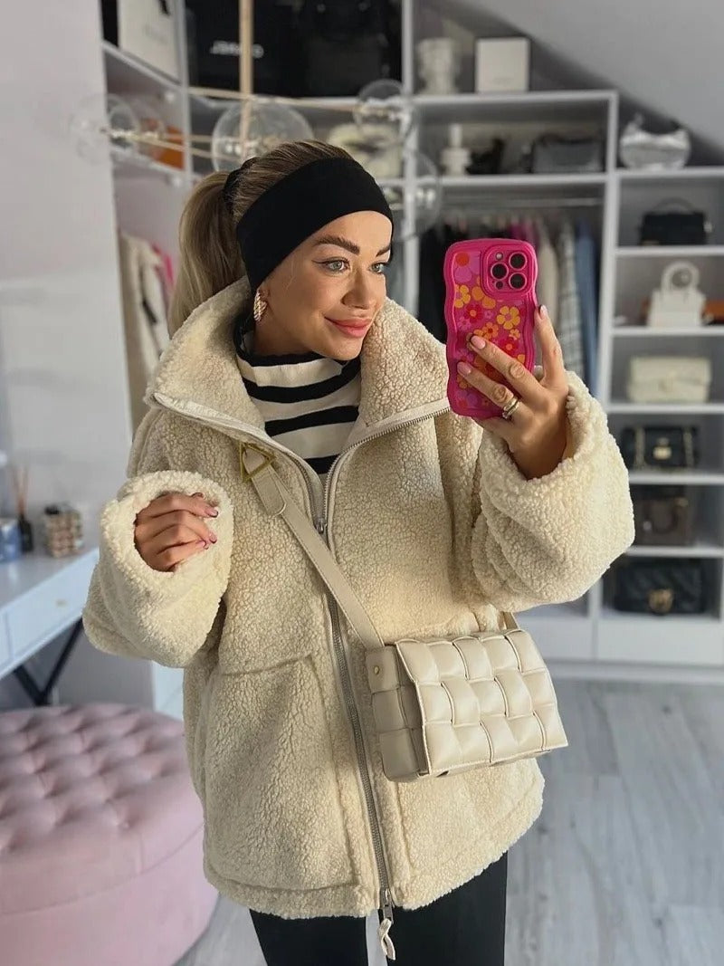 Dames Teddyjas Zacht en Warm voor Herfst en Winter