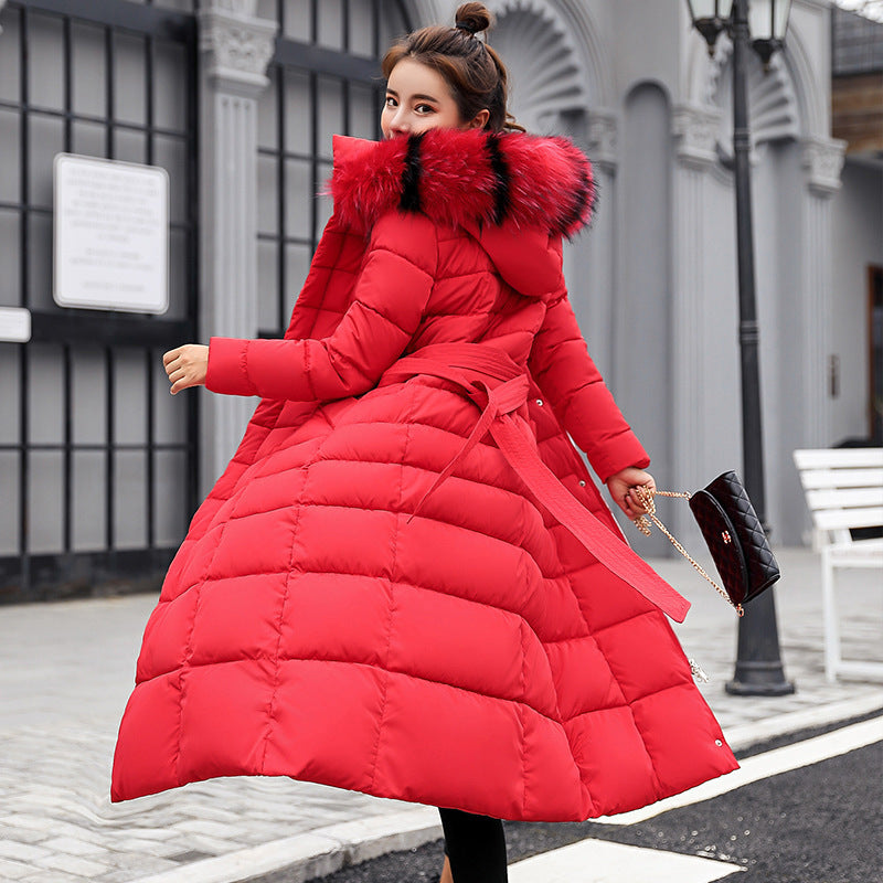 Dames Donzen Parka Lange Warme Winterjas