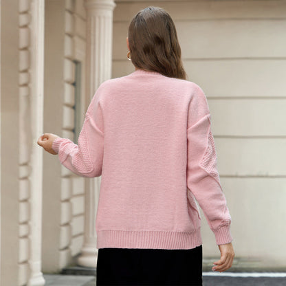 Dames Gebreide Vest Kabelbrei Stijlvol Elegante Look