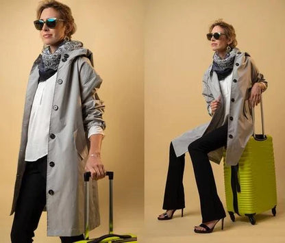Waterdichte Regenjas Oversized Trendy Stedelijke Stijl