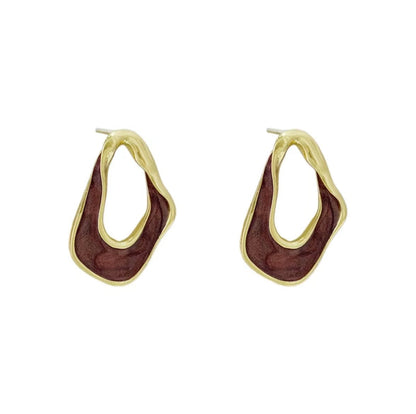 Dames Oorbellen Zilver Parel Elegante Gedraaid Design